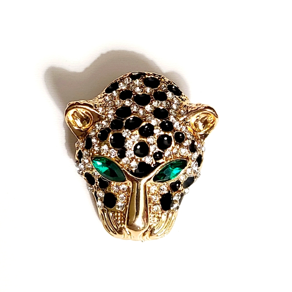 Leopard Brooch Pin And Pendant Combo